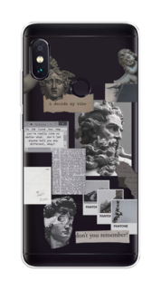 Чехол на Xiaomi Redmi Note 5/Note 5 Pro "Коллаж греческие скульптуры" Case Place