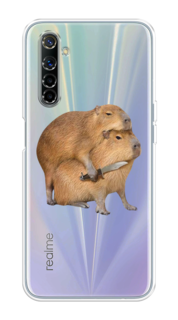 Чехол на Realme 6 "Капибара с ножом" Case Place