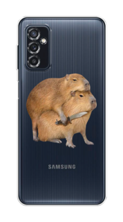 Чехол на Samsung Galaxy M52 "Капибара с ножом" Case Place