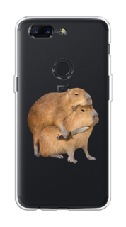 Чехол на OnePlus 5T "Капибара с ножом" Case Place