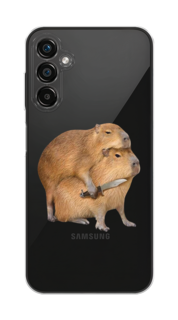 Чехол на Samsung Galaxy A25 5G "Капибара с ножом" Case Place