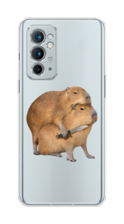 Чехол на OnePlus 9RT "Капибара с ножом" Case Place