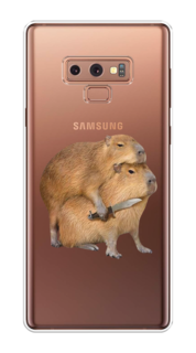 Чехол на Samsung Galaxy Note 9 "Капибара с ножом" Case Place