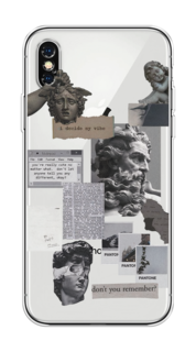 Чехол на Apple iPhone XS Max "Коллаж греческие скульптуры" Case Place