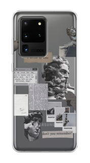 Чехол на Samsung Galaxy S20 Ultra "Коллаж греческие скульптуры" Case Place