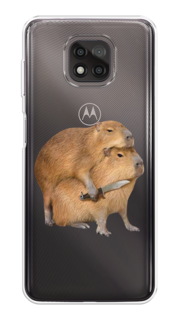 Чехол на Motorola Moto G Power 2021 "Капибара с ножом" Case Place