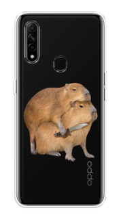Чехол на Oppo A31 "Капибара с ножом" Case Place