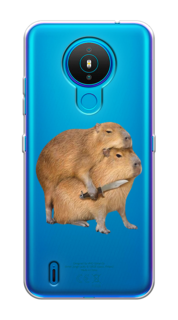 Чехол на Nokia 1.4 "Капибара с ножом" Case Place