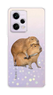 Чехол на Xiaomi Redmi Note 12 Pro 5G "Капибара с ножом" Case Place