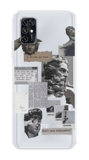 Чехол на ZTE Blade V2020 Smart "Коллаж греческие скульптуры" Case Place