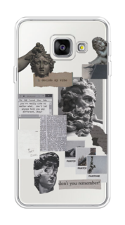 Чехол на Samsung Galaxy A3 2016 "Коллаж греческие скульптуры" Case Place