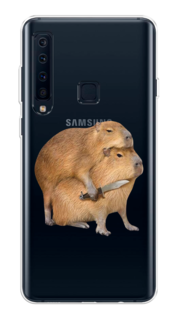 Чехол на Samsung Galaxy A9 2018 "Капибара с ножом" Case Place