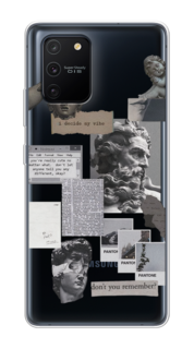 Чехол на Samsung Galaxy A91/S10 Lite "Коллаж греческие скульптуры" Case Place