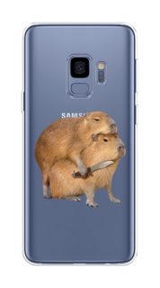Чехол на Samsung Galaxy S9 "Капибара с ножом" Case Place