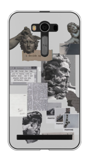 Чехол на Asus Zenfone 2 Laser ZE550/551KL "Коллаж греческие скульптуры" Case Place