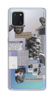 Чехол на Samsung Galaxy Note 10 lite/A81 "Коллаж греческие скульптуры" Case Place