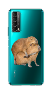 Чехол на Huawei P Smart 2021 "Капибара с ножом" Case Place
