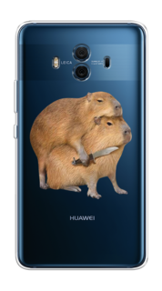 Чехол на Huawei Mate 10 "Капибара с ножом" Case Place
