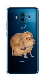 Чехол на Huawei Mate 10 Pro "Капибара с ножом" Case Place