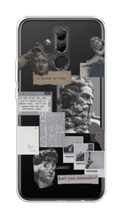Чехол на Huawei Mate 20 Lite "Коллаж греческие скульптуры" Case Place