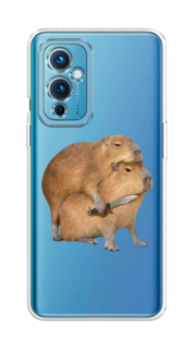 Чехол на OnePlus 9 LE2110 "Капибара с ножом" Case Place