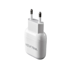 Зарядное устройство для телефона с 2 USB WALKER WH-33, белый No Brand