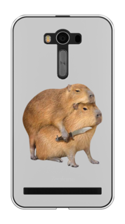 Чехол на Asus Zenfone 2 Laser ZE550/551KL "Капибара с ножом" Case Place