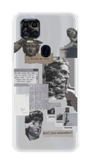 Чехол на ZTE Blade V2020 "Коллаж греческие скульптуры" Case Place