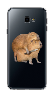 Чехол на Samsung Galaxy J4 Plus 2018 "Капибара с ножом" Case Place