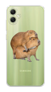 Чехол на Samsung Galaxy A05 "Капибара с ножом" Case Place