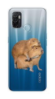 Чехол на Oppo A53 "Капибара с ножом" Case Place