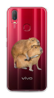 Чехол на Vivo Y11 "Капибара с ножом" Case Place