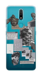 Чехол на Nokia 2.4 "Коллаж греческие скульптуры" Case Place