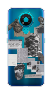 Чехол на Nokia 3.4 "Коллаж греческие скульптуры" Case Place