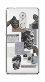 Чехол на Lenovo K6 Note "Коллаж греческие скульптуры" Case Place