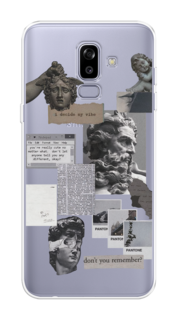 Чехол на Samsung Galaxy J8 "Коллаж греческие скульптуры" Case Place