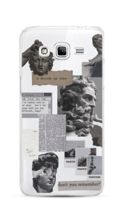 Чехол на Samsung Galaxy Grand Prime/J2 Prime "Коллаж греческие скульптуры" Case Place