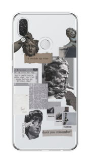 Чехол на Huawei P Smart Plus/Nova 3i "Коллаж греческие скульптуры" Case Place