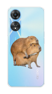 Чехол на Oppo A58 5G "Капибара с ножом" Case Place