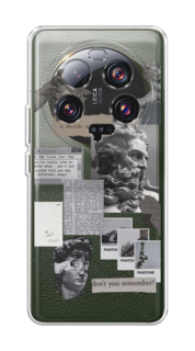 Чехол на Xiaomi 13 Ultra "Коллаж греческие скульптуры" Case Place