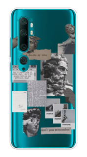 Чехол на Xiaomi Mi Note 10/Mi Note 10 Pro "Коллаж греческие скульптуры" Case Place