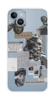 Чехол на Apple iPhone 14 "Коллаж греческие скульптуры" Case Place