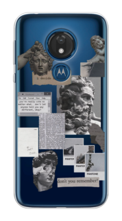 Чехол на Motorola Moto G7 "Коллаж греческие скульптуры" Case Place