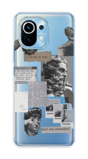 Чехол на Xiaomi Mi 11 "Коллаж греческие скульптуры" Case Place