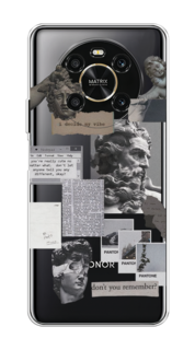 Чехол на Honor X9 4G/Magic4 Lite 4G "Коллаж греческие скульптуры" Case Place