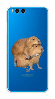 Чехол на Xiaomi Mi Note 3 "Капибара с ножом" Case Place