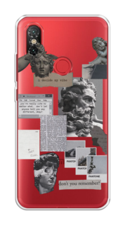 Чехол на Xiaomi Mi 6X/A2 "Коллаж греческие скульптуры" Case Place