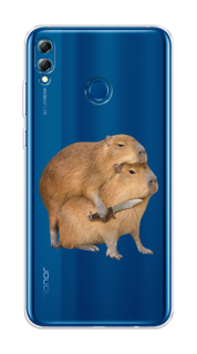 Чехол на Honor 8X Max "Капибара с ножом" Case Place