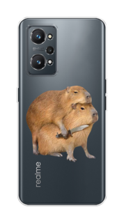 Чехол на Realme GT Neo 2 "Капибара с ножом" Case Place