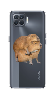 Чехол на Oppo Reno 4 Lite/A93 "Капибара с ножом" Case Place